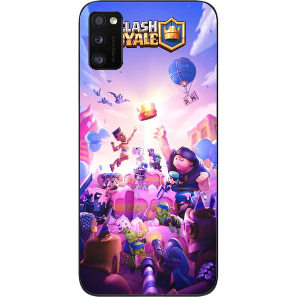

Силиконовый чехол SMTT для Samsung A41 Galaxy A415F с картинкой Игры Клеш Рояль