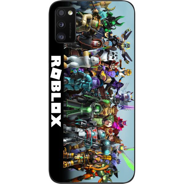 

Силиконовый чехол SMTT для Samsung A41 Galaxy A415F с картинкой Игры Роблокс герои