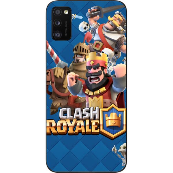 

Силиконовый чехол SMTT для Samsung A41 Galaxy A415F с картинкой Игры Clash Royale герои