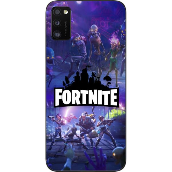 

Силиконовый чехол SMTT для Samsung A41 Galaxy A415F с картинкой Игры Фортнайт лого