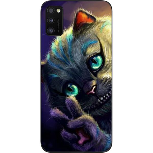 

Чехол силиконовый SMTT для Samsung A41 Galaxy A415F с картинкой Чеширский кот