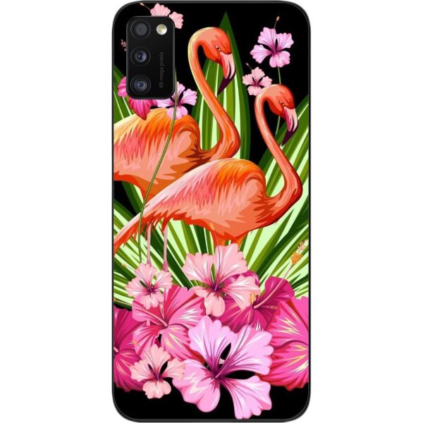 

Чехол силиконовый SMTT для Samsung A41 Galaxy A415F с картинкой Фламинго