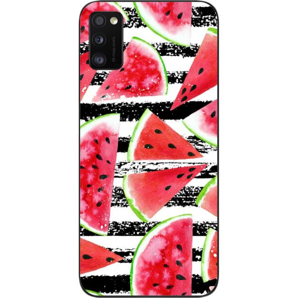 

Бампер силиконовый SMTT для Samsung A41 Galaxy A415F с рисунком Арбуз