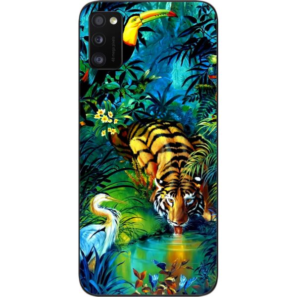 

Бампер силиконовый SMTT для Samsung A41 Galaxy A415F с рисунком Джунгли