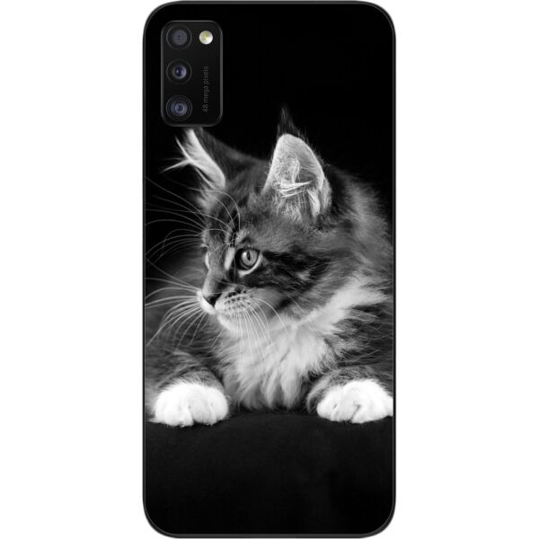 

Силиконовый чехол SMTT для Samsung A41 Galaxy A415F с картинкой Котенок