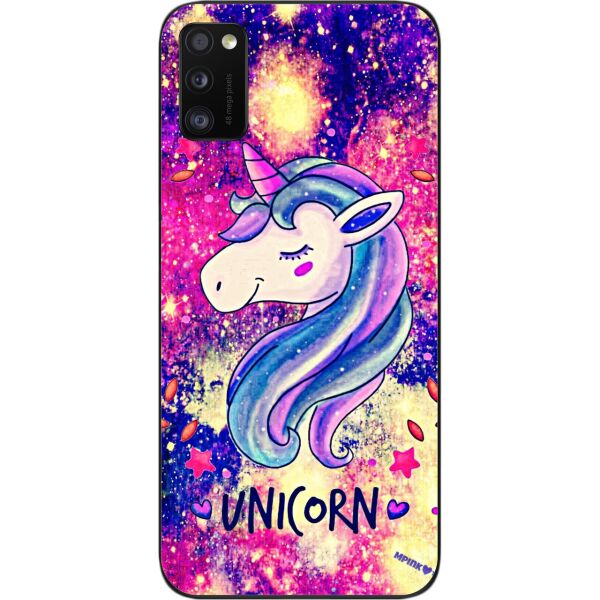 

Силиконовый чехол SMTT для Samsung A41 Galaxy A415F с картинкой Красивый единорог