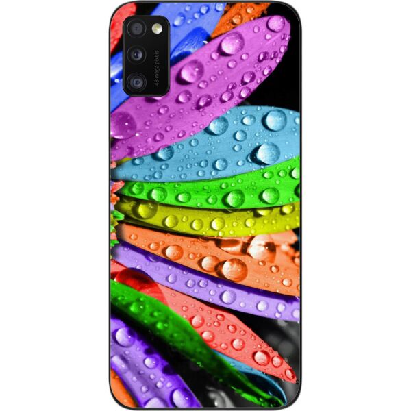 

Силиконовый чехол SMTT для Samsung A41 Galaxy A415F с картинкой Яркий цветок