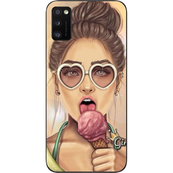 

Оригинальный чехол SMTT для Samsung A41 Galaxy A415F с картинкой Девушка