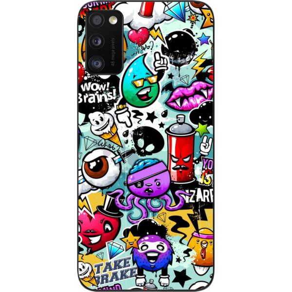 

Оригинальный чехол SMTT для Samsung A41 Galaxy A415F с картинкой Графити