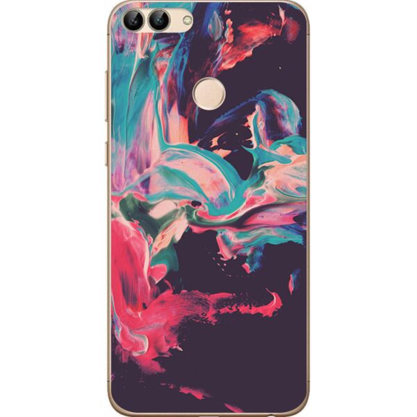 

Бампер силиконовый чехол Casemarket с картинкой для Huawei P Smart Абстракция