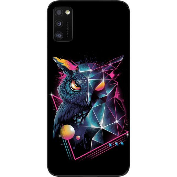 

Чехол силиконовый SMTT для Samsung A41 Galaxy A415F с картинкой Сова абстракция