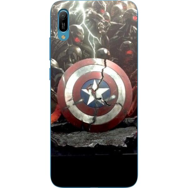 

Бампер силиконовый чехол Casemarket с картинкой для Huawei Y6 2019 Щит