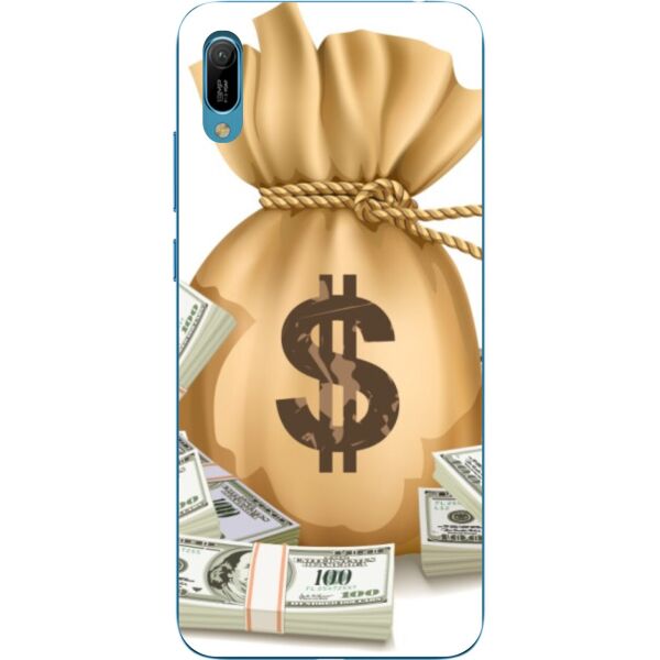 

Бампер силиконовый чехол Casemarket с картинкой для Huawei Y6 2019 Мешочек денег