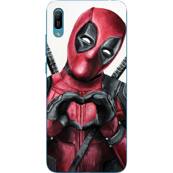 

Силиконовый бампер Casemarket с изображением для Huawei Y6 2019 Дэдпул 2