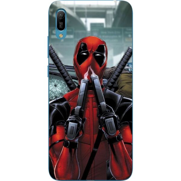 

Силиконовый бампер Casemarket с изображением для Huawei Y6 2019 Дэдпул 3