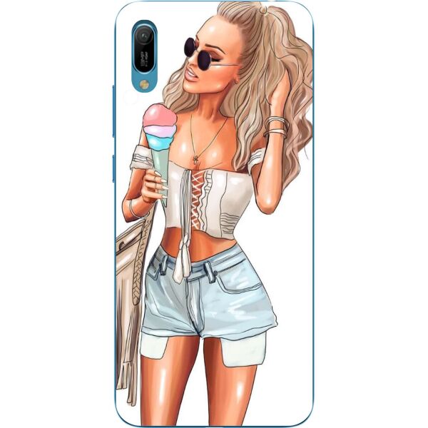 

Силиконовый бампер Casemarket с изображением для Huawei Y6 2019 Блонда