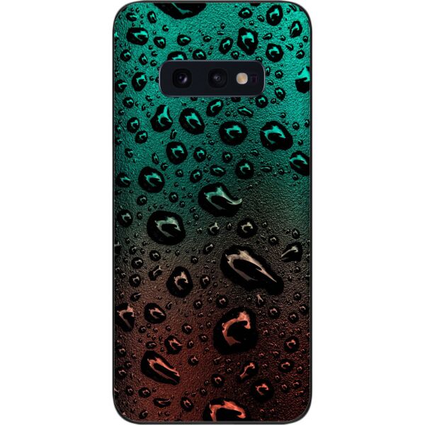 Чехол силиконовый SMTT для Samsung S10e Galaxy G970 с картинкой Капли воды