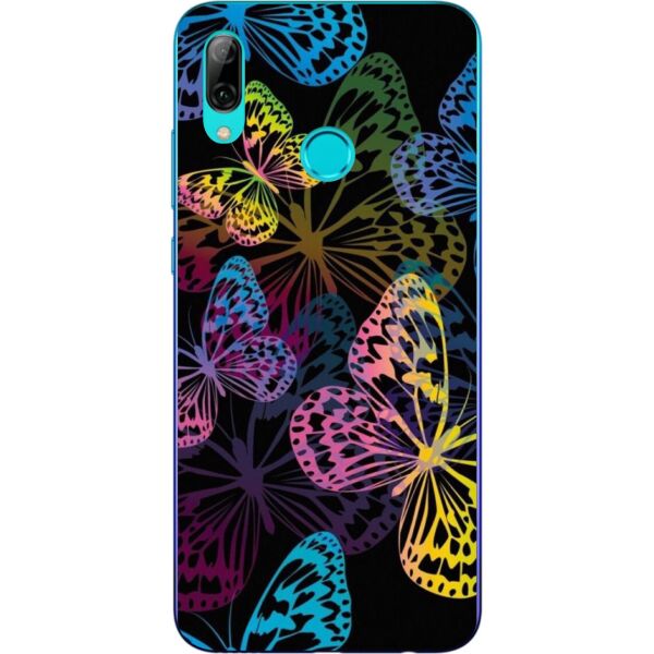 

Чехол силиконовый Casemarket с картинкой для Huawei P Smart Plus Неоновые бабочки