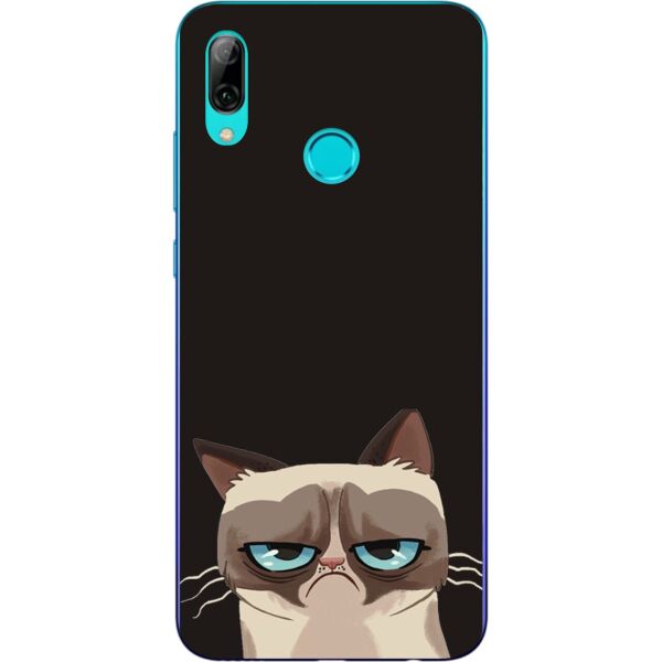 

Чехол силиконовый Casemarket с картинкой для Huawei P Smart Plus Унылый кот