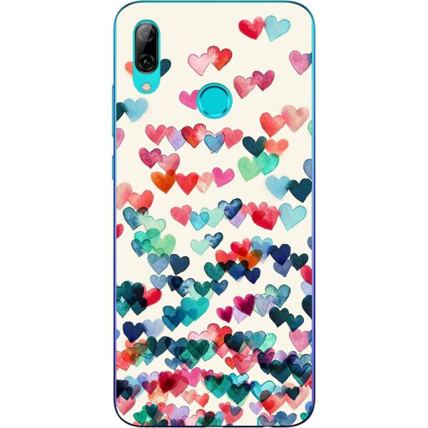 

Чехол Casemarket с картинкой силиконовый для Huawei P Smart Plus Сердечки