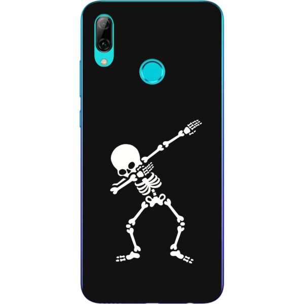 

Оригинальный силиконовый бампер чехол Casemarket для Huawei P Smart Plus Скелетик