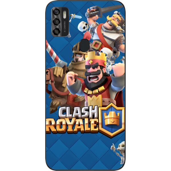 

Силиконовый чехол SMTT для ZTE Blade A7s 2020 с картинкой Игры Clash Royale герои