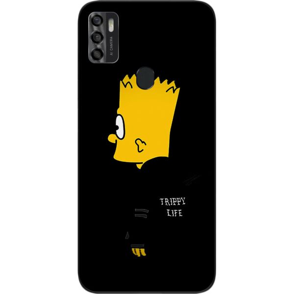 

Силиконовый бампер SMTT для ZTE Blade A7s 2020 с изображением Симпсон