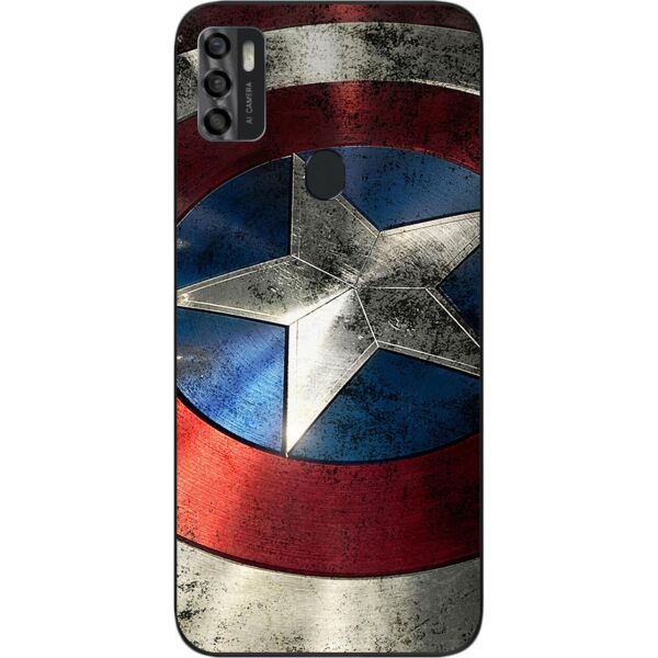 

Оригинальный силиконовый чехол SMTT для ZTE Blade A7s 2020 с картинкой Капитан Америка