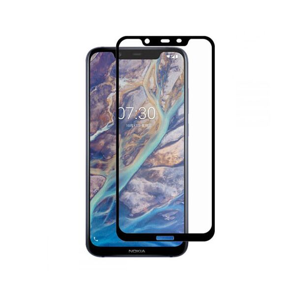 

Захисне скло Glass Full Glue для Nokia 8.1 (X7) (Чорний)