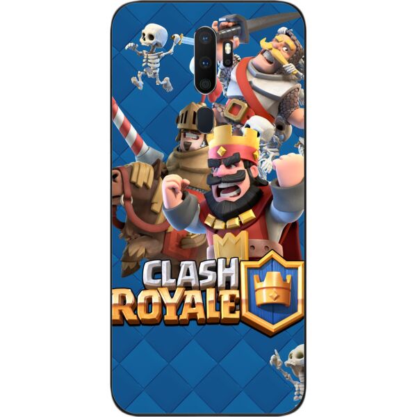 

Силиконовый чехол SMTT для OPPO A9 2020 с картинкой Игры Clash Royale герои