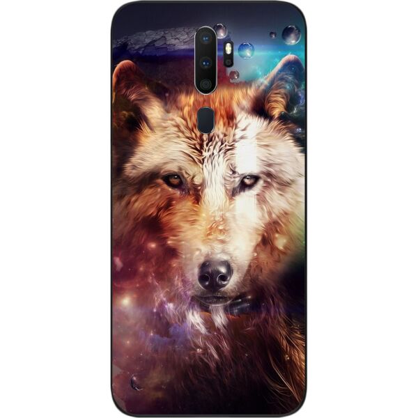 

Чехол силиконовый SMTT для OPPO A9 2020 с картинкой Космический волк