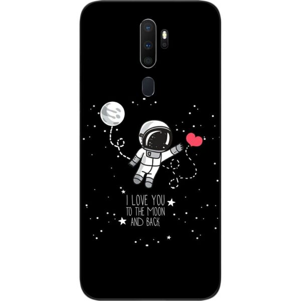 

Чехол силиконовый SMTT для OPPO A9 2020 с картинкой Любовь до луны