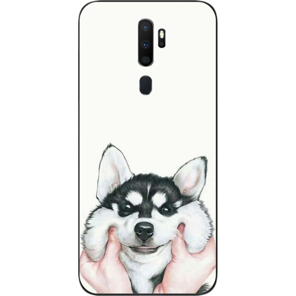 

Бампер силиконовый SMTT для OPPO A9 2020 с рисунком Хаски