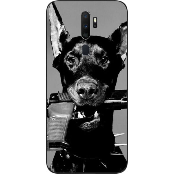 

Силиконовый бампер SMTT для OPPO A9 2020 с изображением Пес