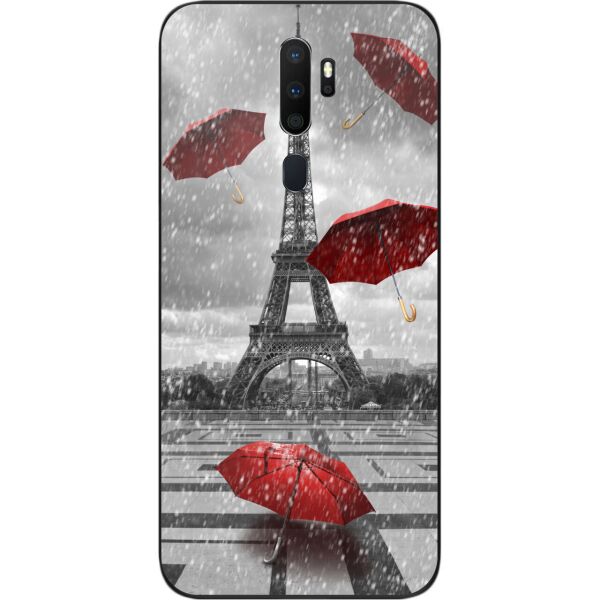 

Оригинальный силиконовый чехол SMTT для OPPO A9 2020 с картинкой Париж