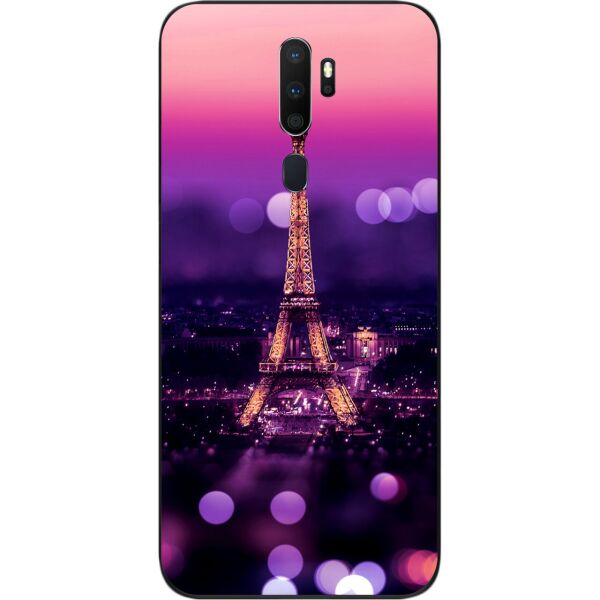 

Оригинальный силиконовый чехол SMTT для OPPO A9 2020 с картинкой Париж ночью