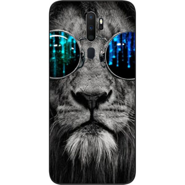 

Чехол силиконовый SMTT для OPPO A9 2020 с картинкой Лев
