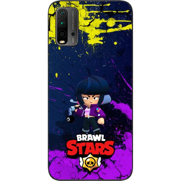 

Силиконовый чехол SMTT для Xiaomi Redmi 9T с картинкой Бравл Старс герой Биби