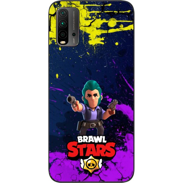 

Силиконовый чехол SMTT для Xiaomi Redmi 9T с картинкой Бравл Старс герой Кольт