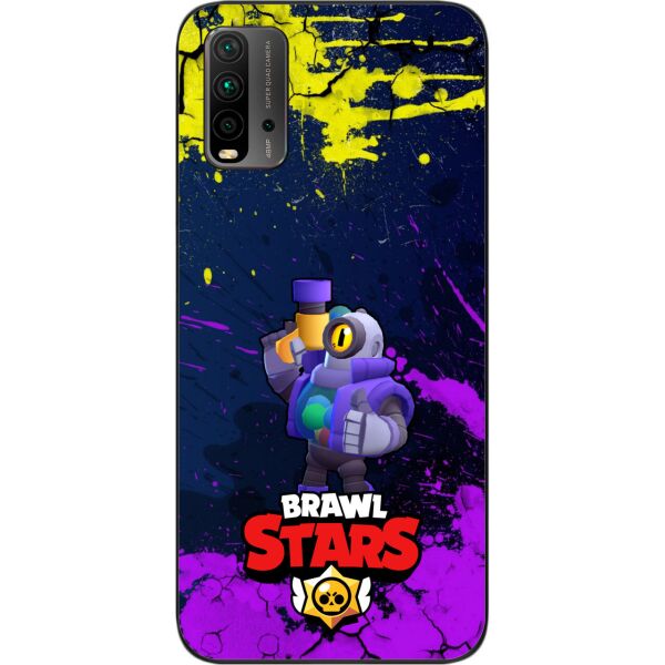 

Силиконовый чехол SMTT для Xiaomi Redmi 9T с картинкой Бравл Старс герой Рико