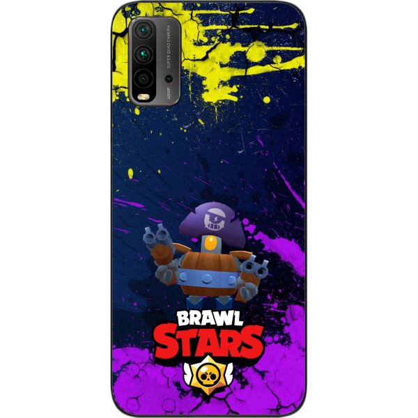 

Силиконовый чехол SMTT для Xiaomi Redmi 9T с картинкой Бравл Старс герой Деррил