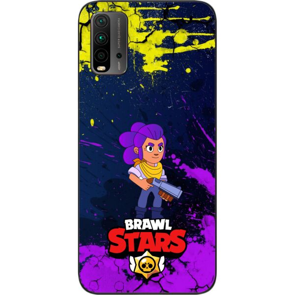 

Силиконовый чехол SMTT для Xiaomi Redmi 9T с картинкой Бравл Старс герой Шелли