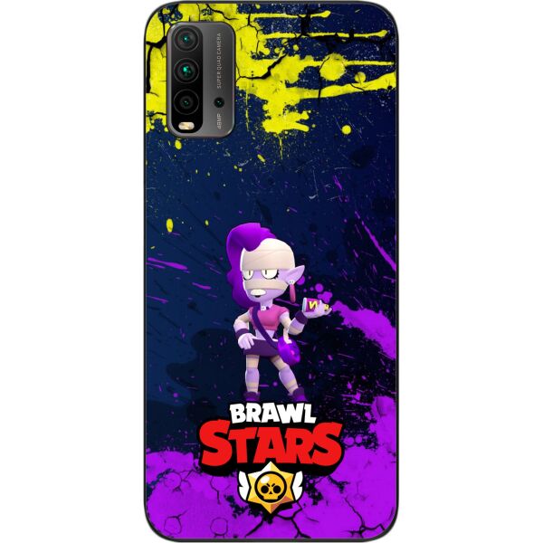 

Силиконовый чехол SMTT для Xiaomi Redmi 9T с картинкой Бравл Старс герой Эмз