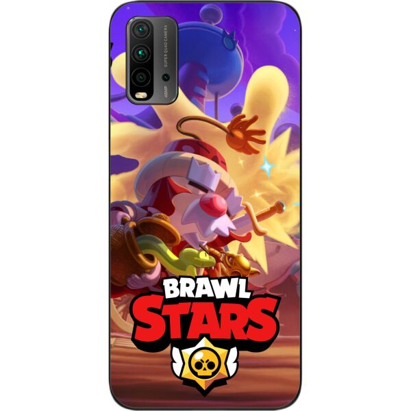 

Силиконовый чехол SMTT для Xiaomi Redmi 9T с картинкой Бравл Старс Базар Тары Гэйл