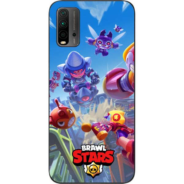 

Силиконовый чехол SMTT для Xiaomi Redmi 9T с картинкой Бравл Старс Лето монстров