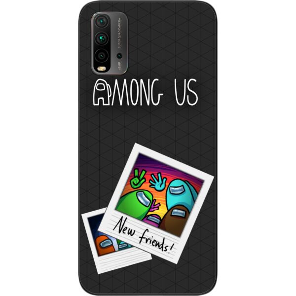

Силиконовый чехол SMTT для Xiaomi Redmi 9T с картинкой Among us Друзья