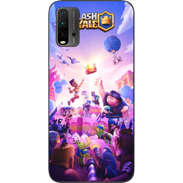 

Силиконовый чехол SMTT для Xiaomi Redmi 9T с картинкой Игры Клеш Рояль