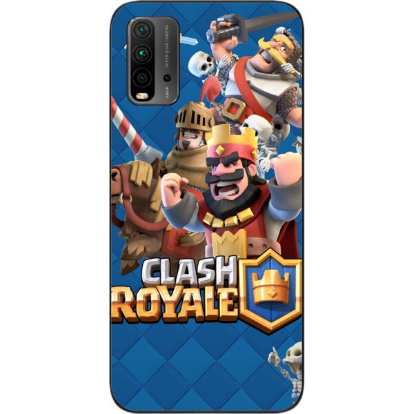 

Силиконовый чехол SMTT для Xiaomi Redmi 9T с картинкой Игры Clash Royale герои