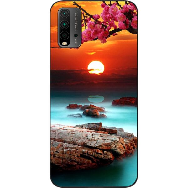 

Оригинальный силиконовый чехол SMTT для Xiaomi Redmi 9T с картинкой Красивый закат