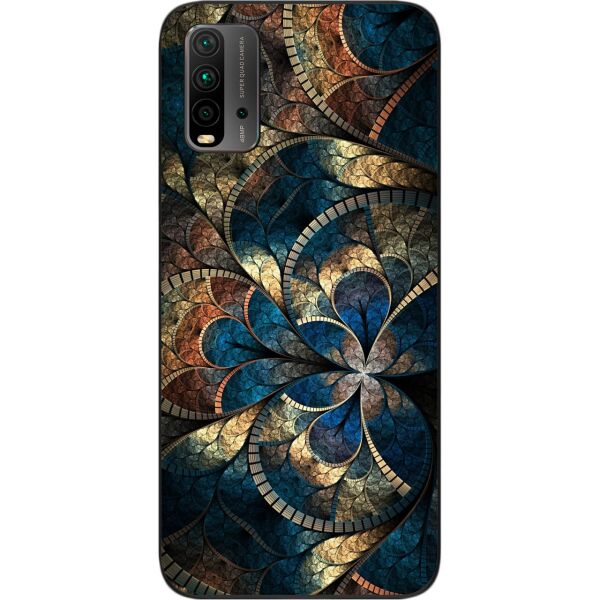 

Оригинальный силиконовый чехол SMTT для Xiaomi Redmi 9T с картинкой Узор